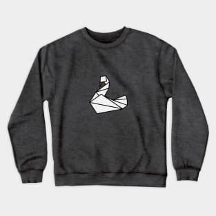 Origami Swan Crewneck Sweatshirt